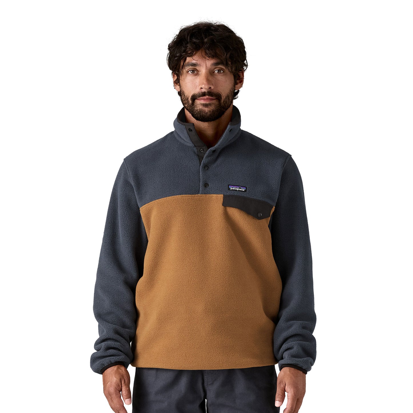 Patagonia LW Synch Snap-T P/O Deer Brown  - 25551-DRBN