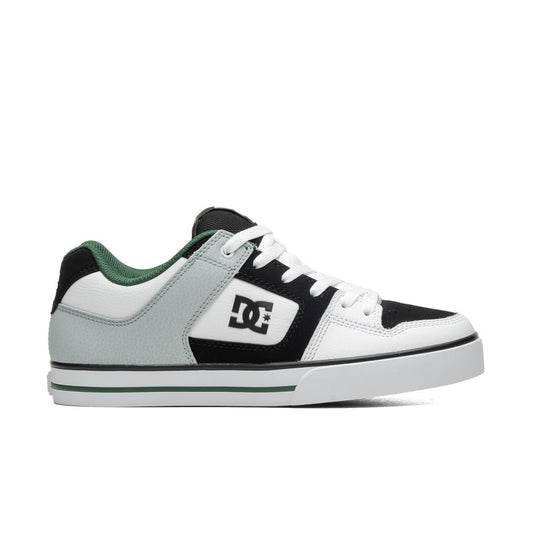 DC Shoes Pure White/Black/Green  - 300660-WBN