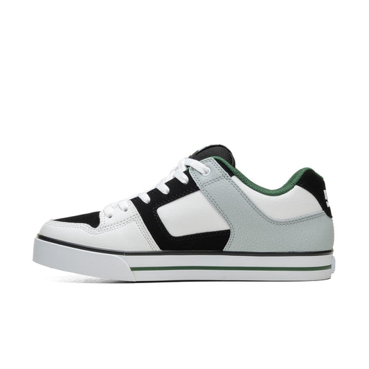 DC Shoes Pure White/Black/Green  - 300660-WBN