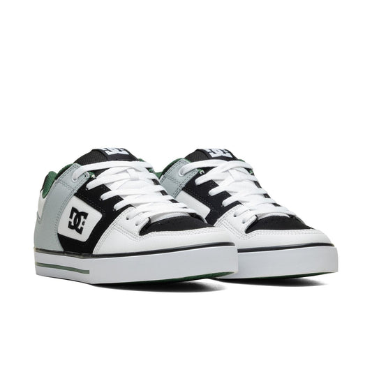 DC Shoes Pure White/Black/Green  - 300660-WBN