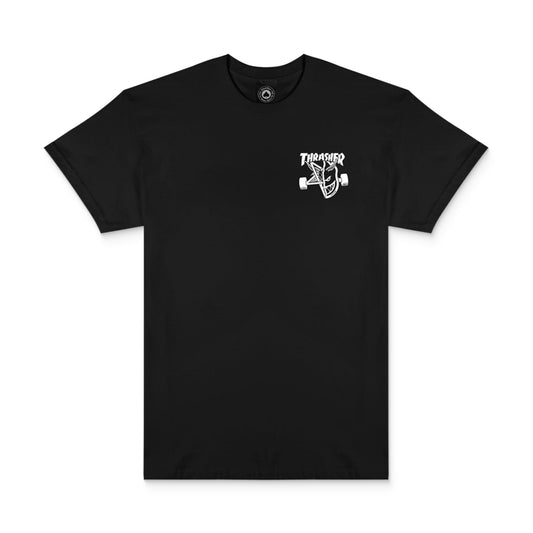 Thrasher x Spitfire Classic Swirl Tee Black  - 311672-BLK