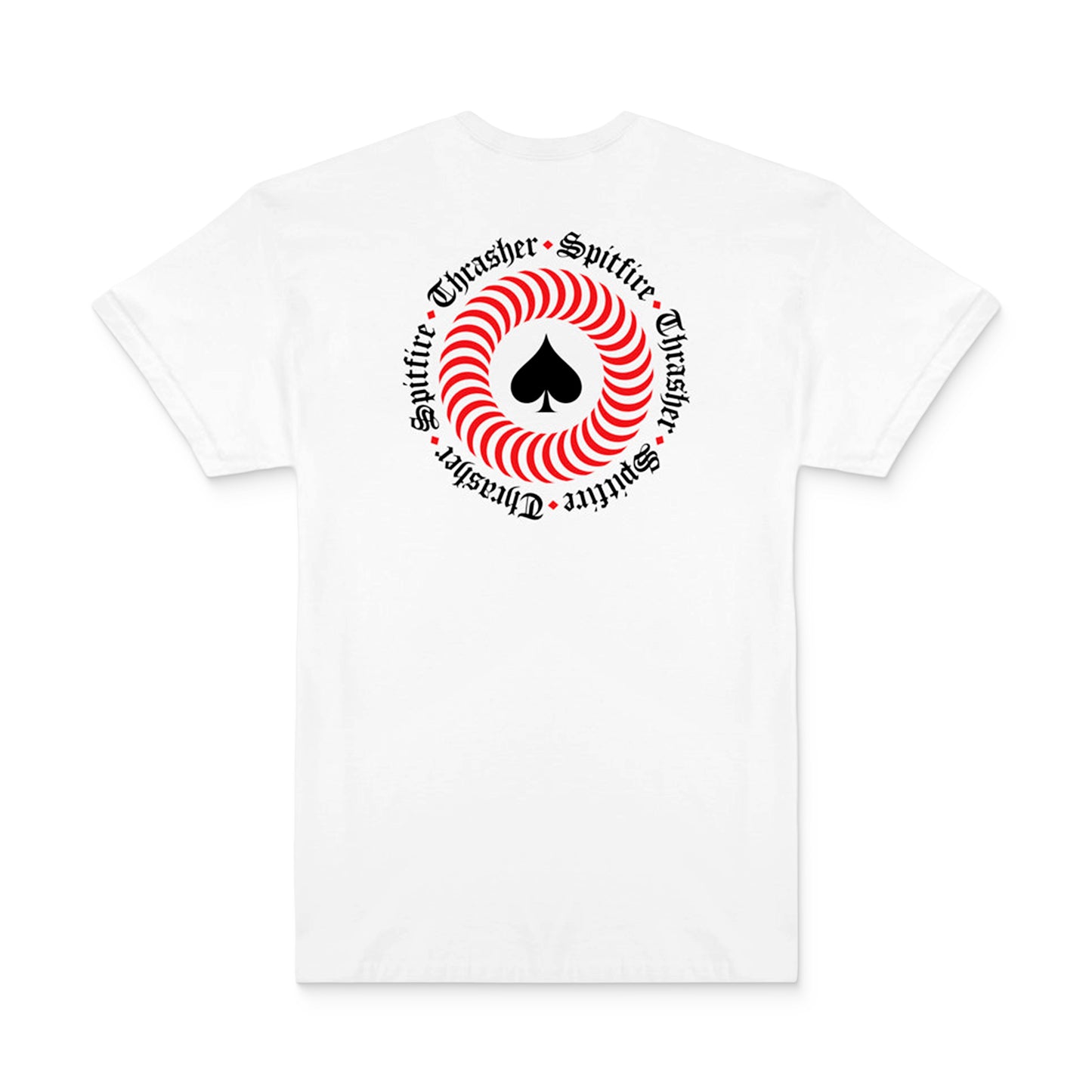 Thrasher x Spitfire The End Oath Tee White  - 311673-WHT
