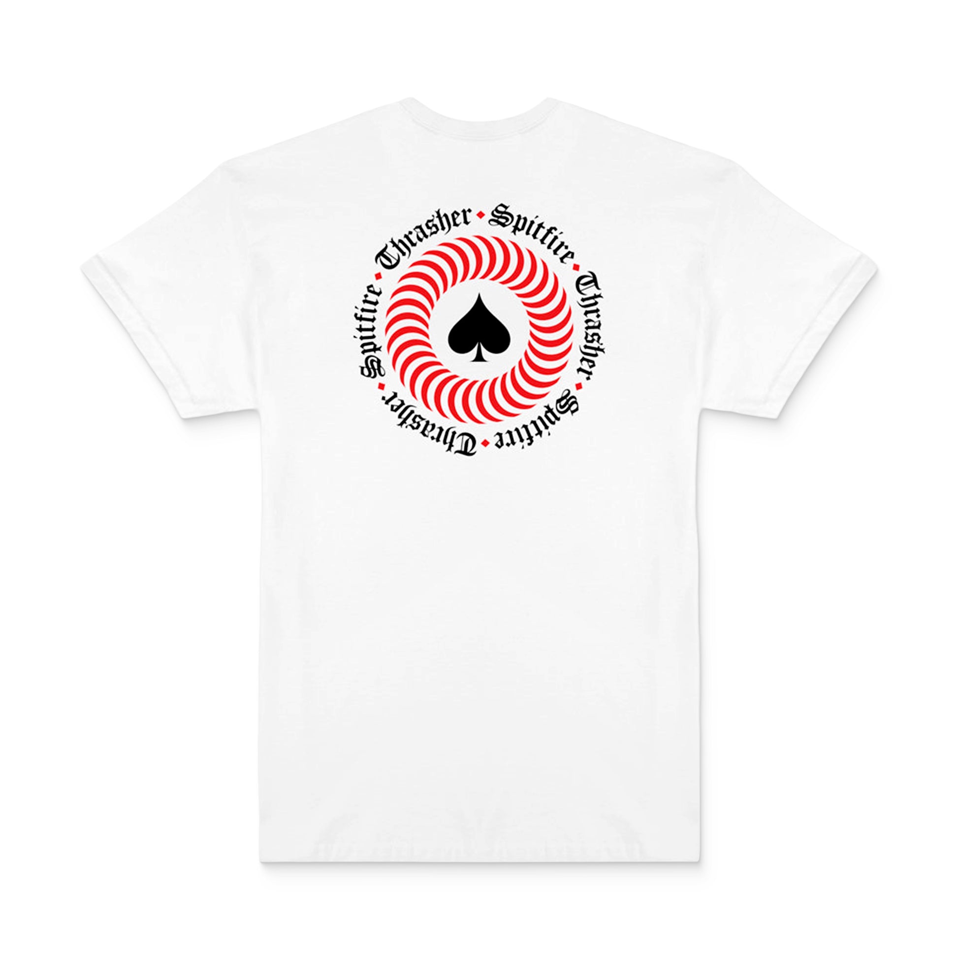 Thrasher x Spitfire The End Oath Tee White  - 311673-WHT