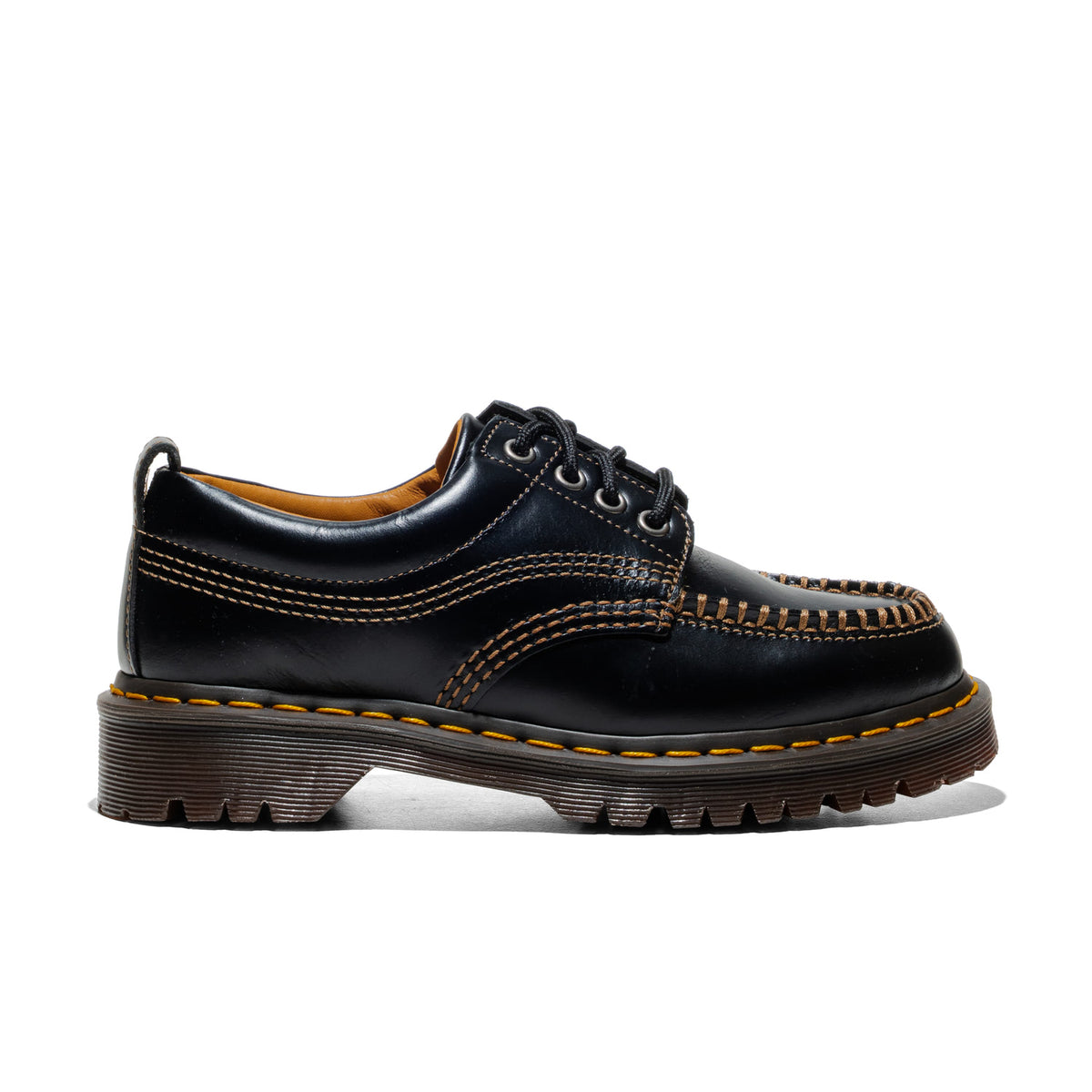 Dr. Martens Lowell Leather Moc Toe Black Analine  - 31816001