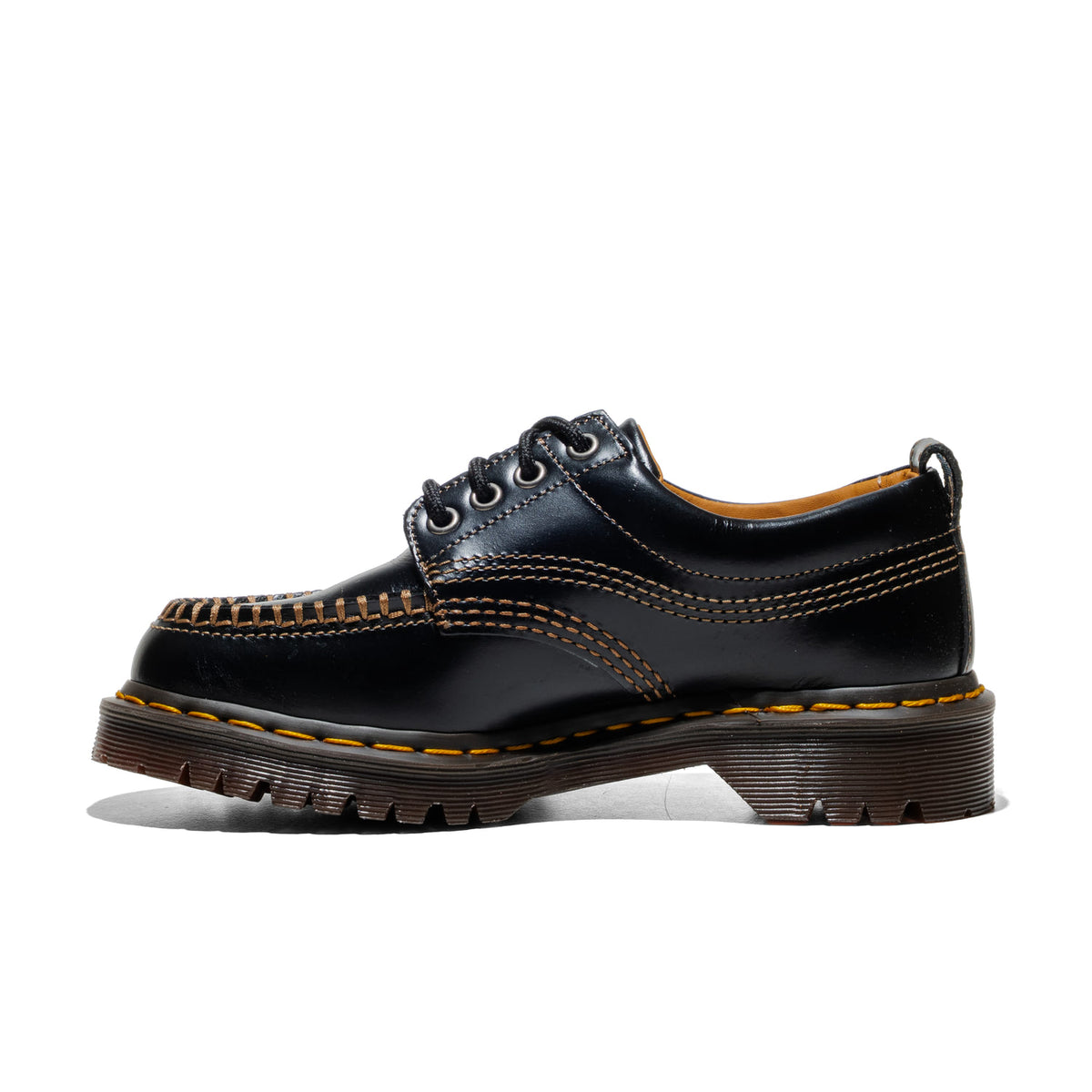 Dr. Martens Lowell Leather Moc Toe Black Analine  - 31816001