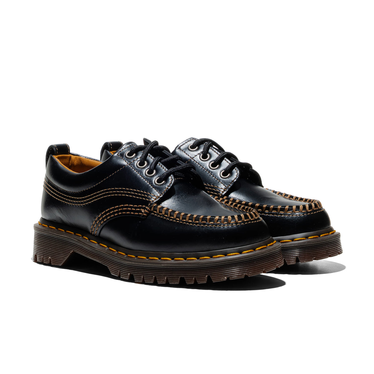 Dr. Martens Lowell Leather Moc Toe Black Analine  - 31816001
