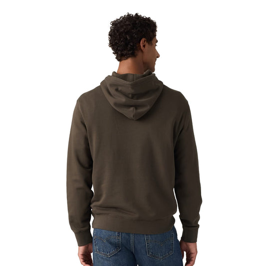 Levis New Original Housemark Hoodie Coffee French Terry  - 34581-0066