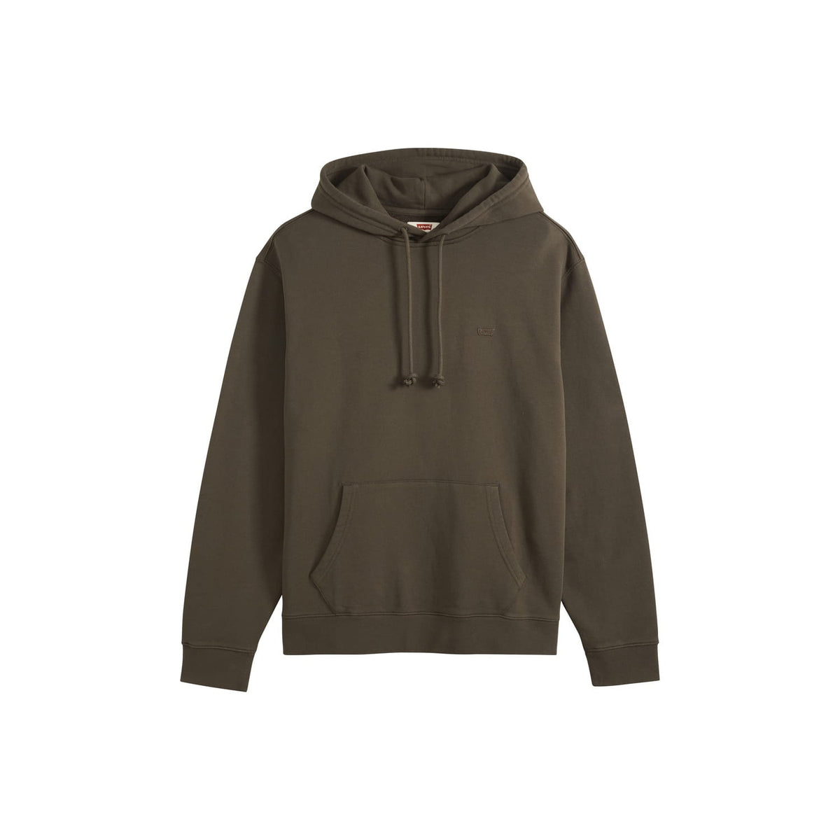 Levis New Original Housemark Hoodie Coffee French Terry  - 34581-0066