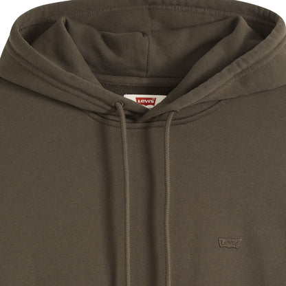 Levis New Original Housemark Hoodie Coffee French Terry  - 34581-0066