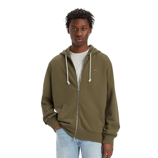 Levis The Original HM Zip-Up Hoodie Burnt Olive  - 34584-0029