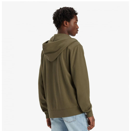 Levis The Original HM Zip-Up Hoodie Burnt Olive  - 34584-0029