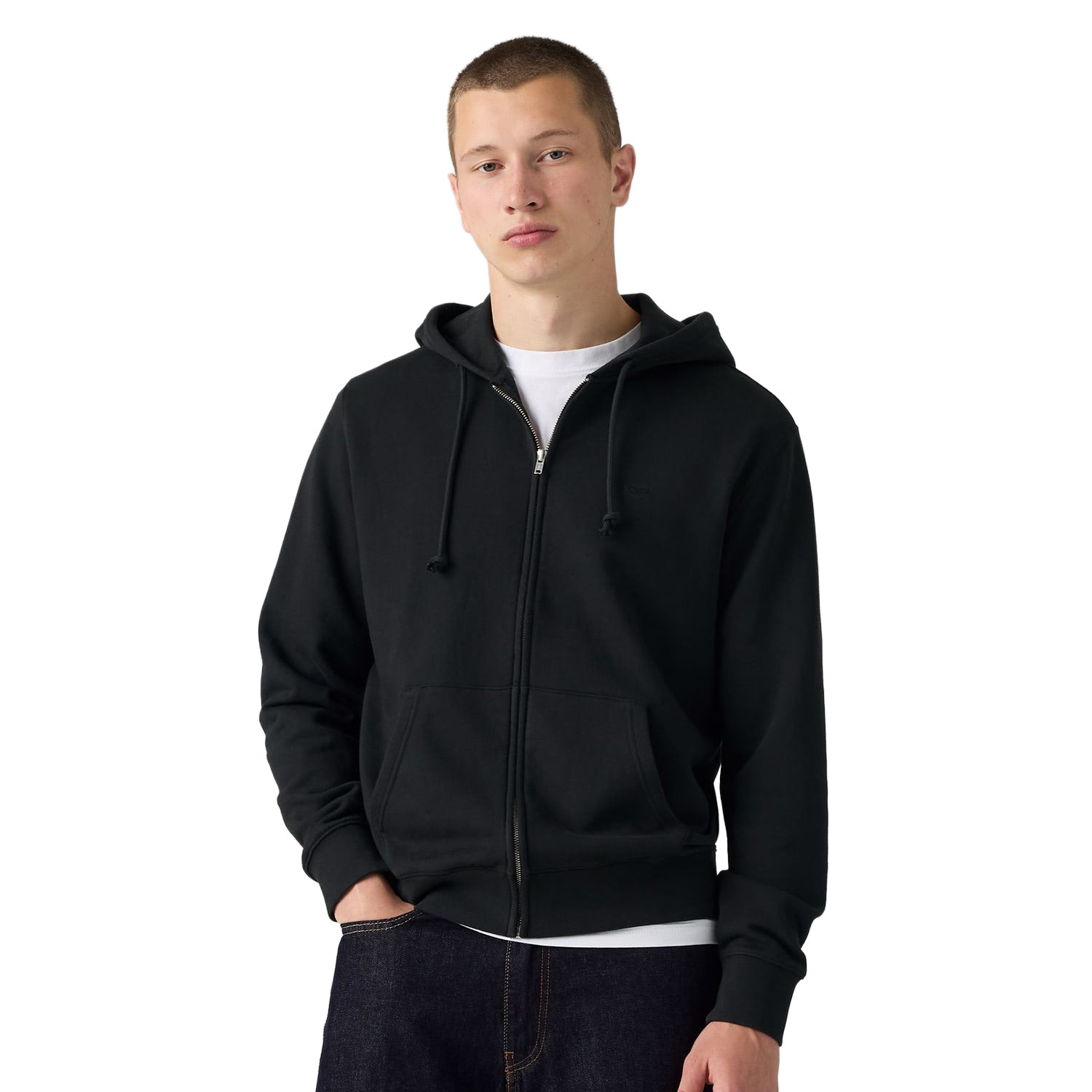 Levis The Original HM Zip-Up Hoodie Mineral Black  - 34584-0047