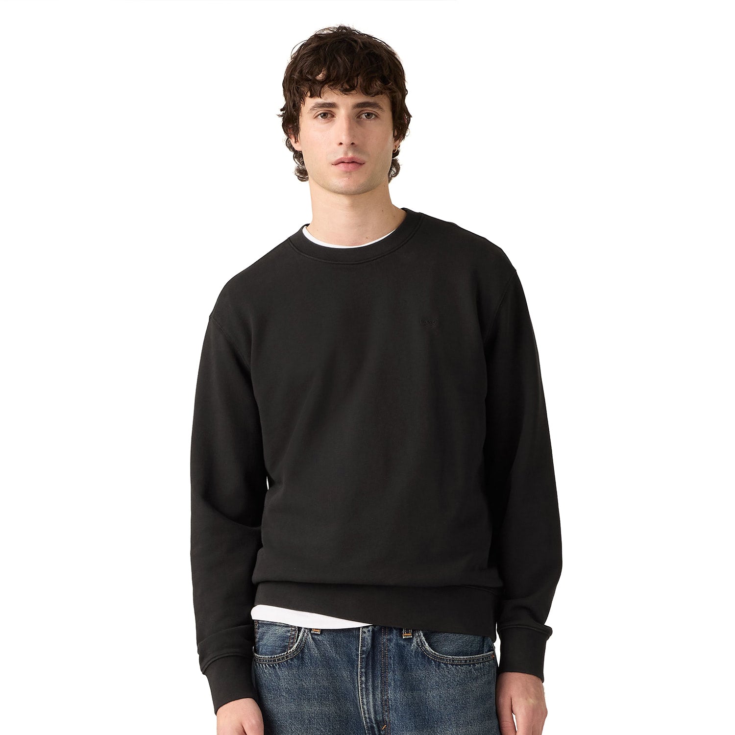 Levis The Original HM Crew Sweatshirt Mineral Black  - 35909-0080