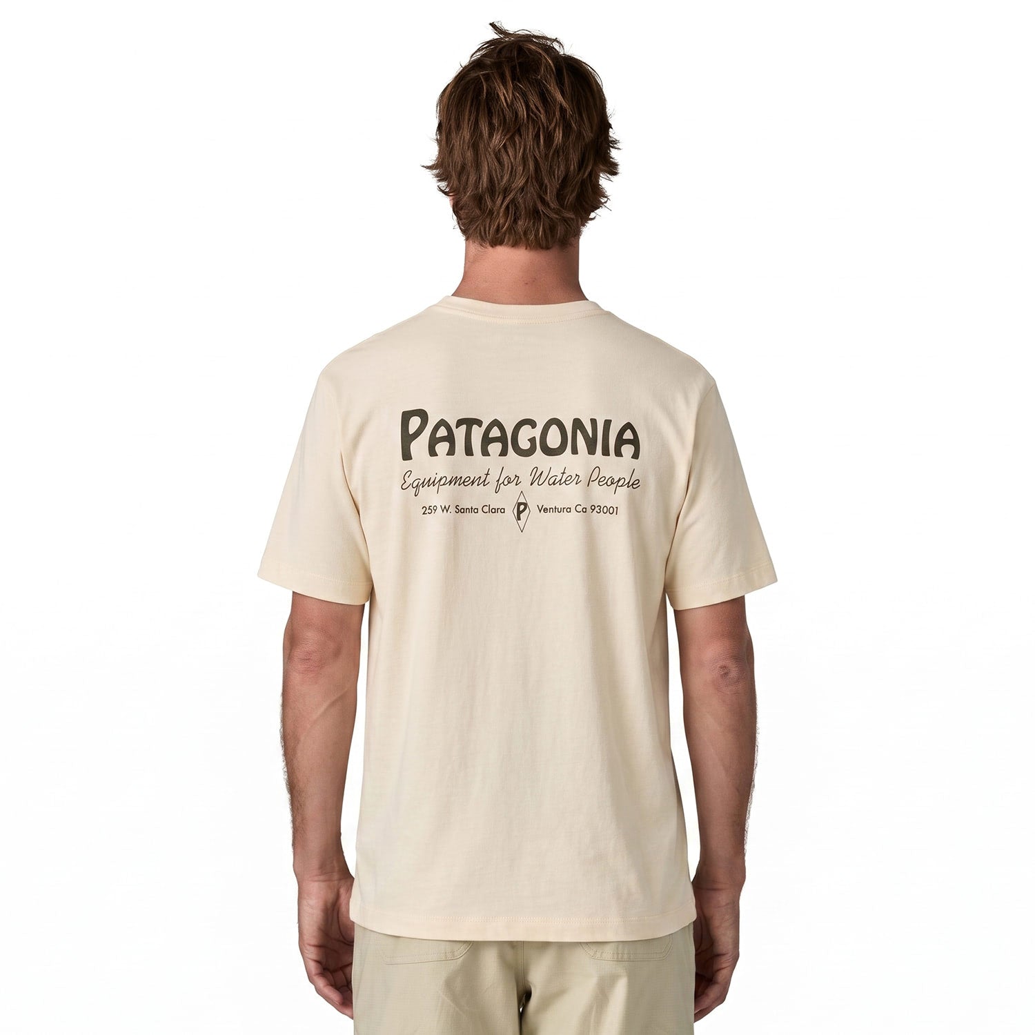 Patagonia Water People Banner T-Shirt Undyed Natural  - 37892-UDNL