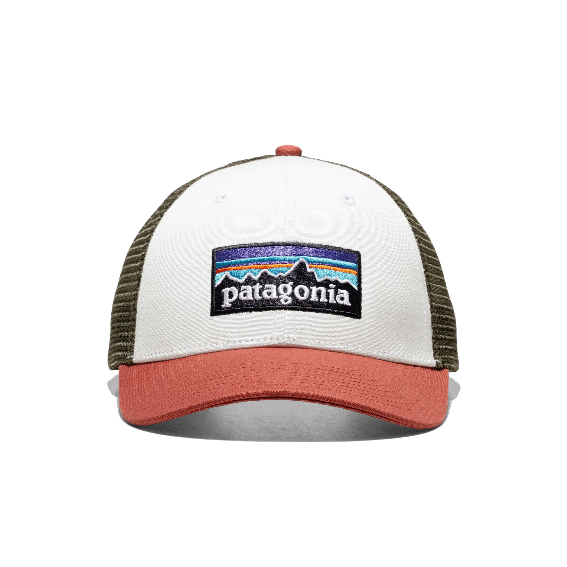 Patagonia P-6 Logo LoPro Trucker Hat Birch White  - 38283-BCW