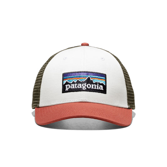 Patagonia P-6 Logo LoPro Trucker Hat Birch White  - 38283-BCW