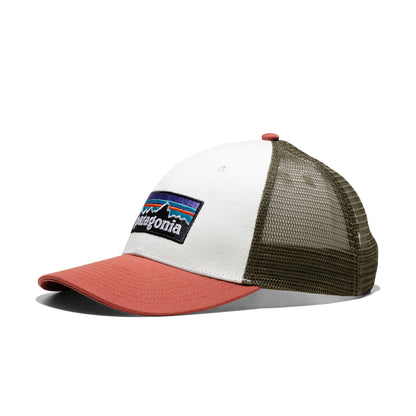 Patagonia P-6 Logo LoPro Trucker Hat Birch White  - 38283-BCW