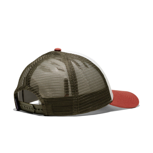 Patagonia P-6 Logo LoPro Trucker Hat Birch White  - 38283-BCW