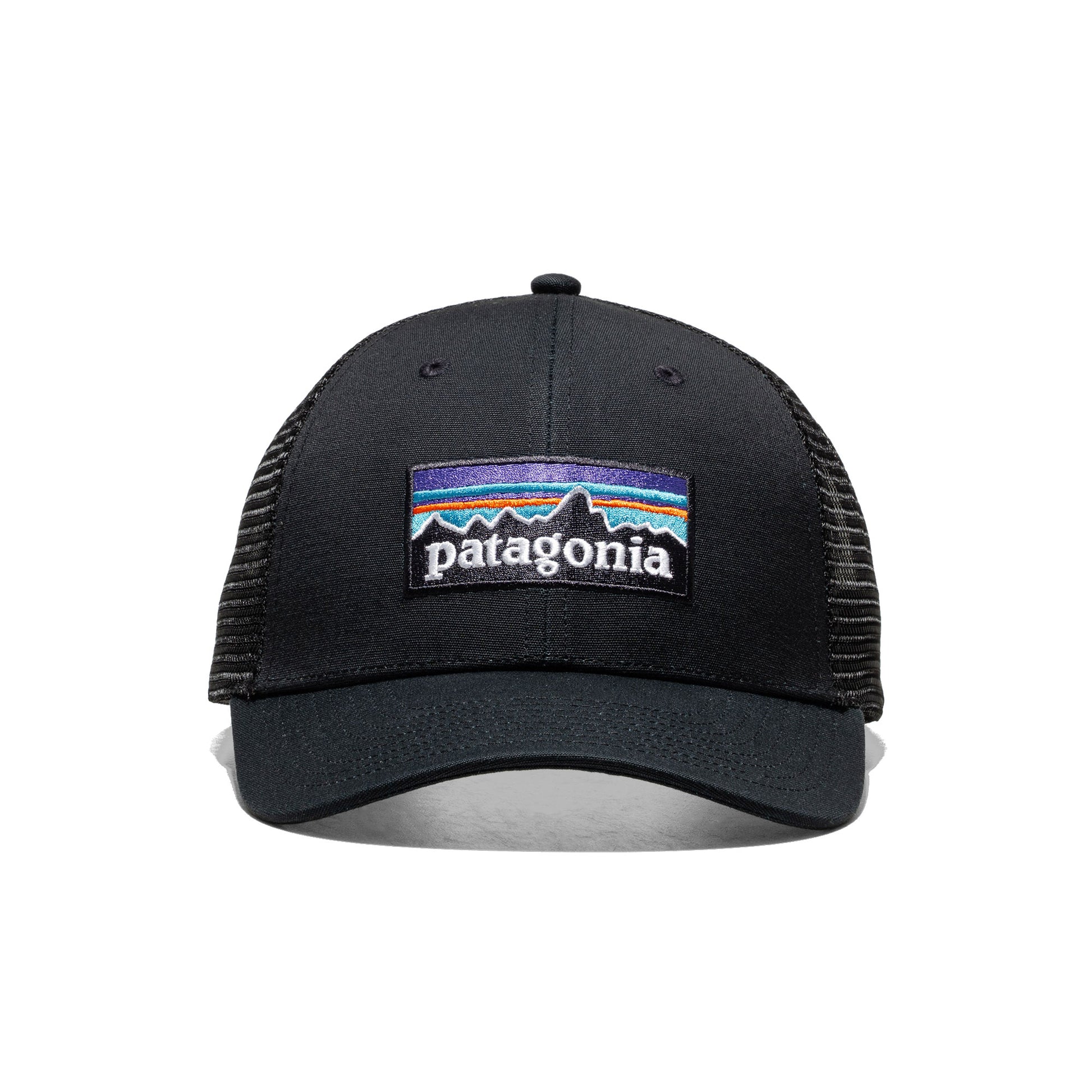 Patagonia P-6 Logo LoPro Trucker Hat Black  - 38283-BLK