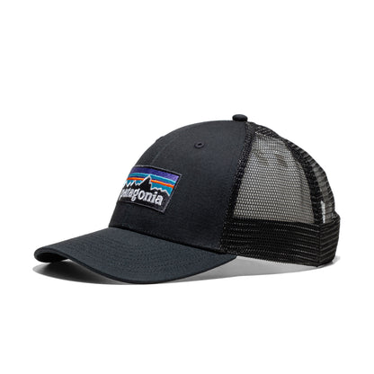 Patagonia P-6 Logo LoPro Trucker Hat Black  - 38283-BLK