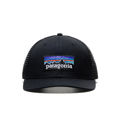Patagonia P-6 Logo Trucker Hat Black  - 38289-BLK