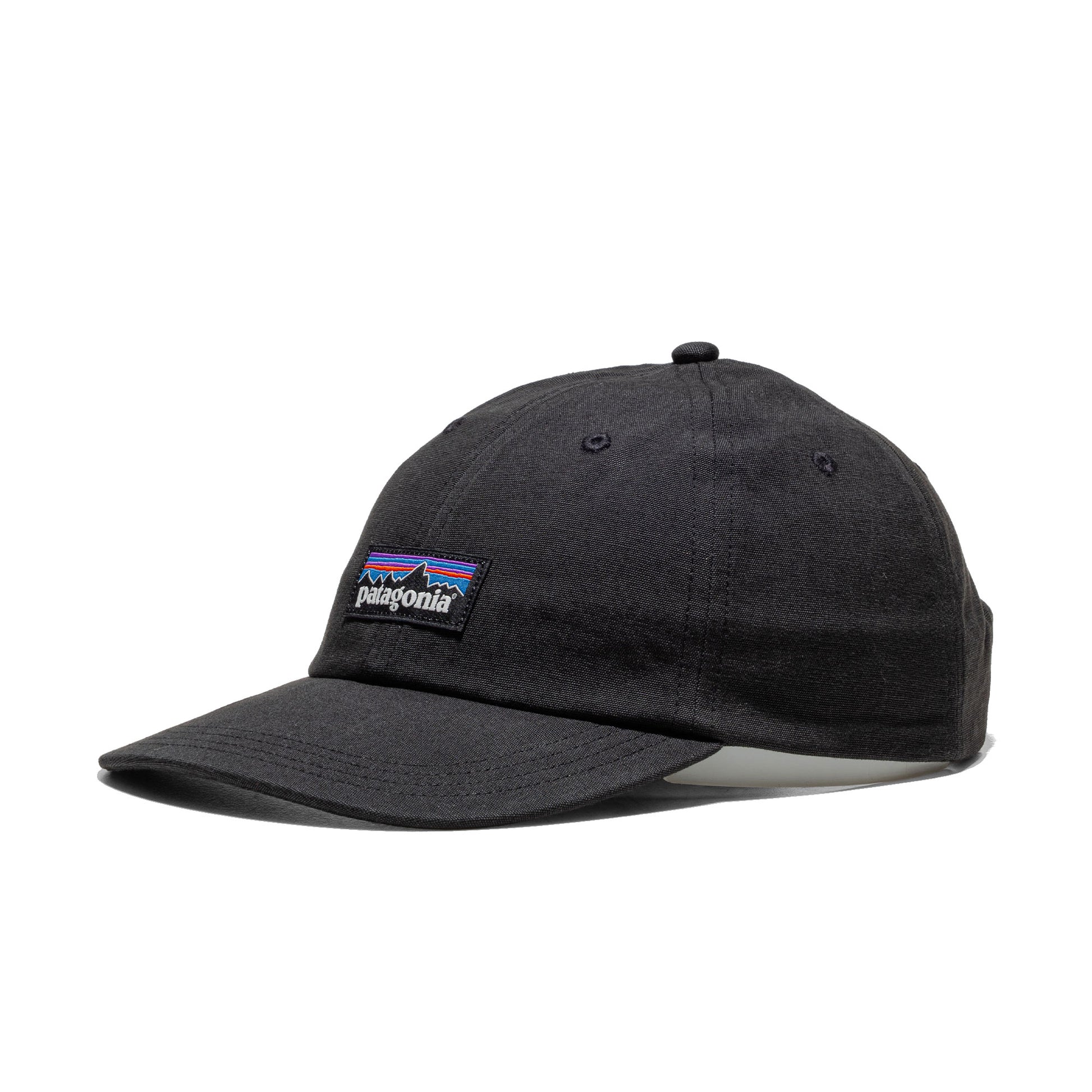 Patagonia P-6 Label Trad Cap Black  - 38296-BLK