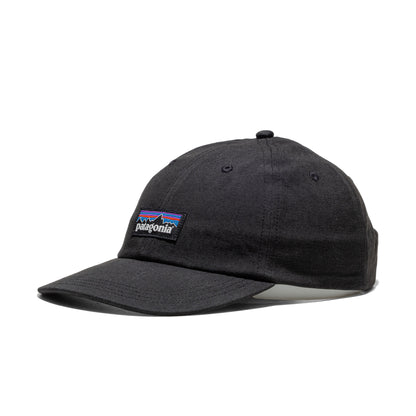 Patagonia P-6 Label Trad Cap Black  - 38296-BLK