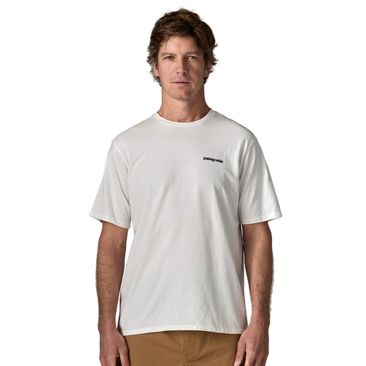 Patagonia P-6 Logo Responsibili-Tee Fiber White  - 38504-FBWI