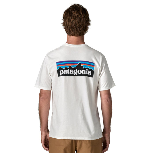 Patagonia P-6 Logo Responsibili-Tee Fiber White  - 38504-FBWI