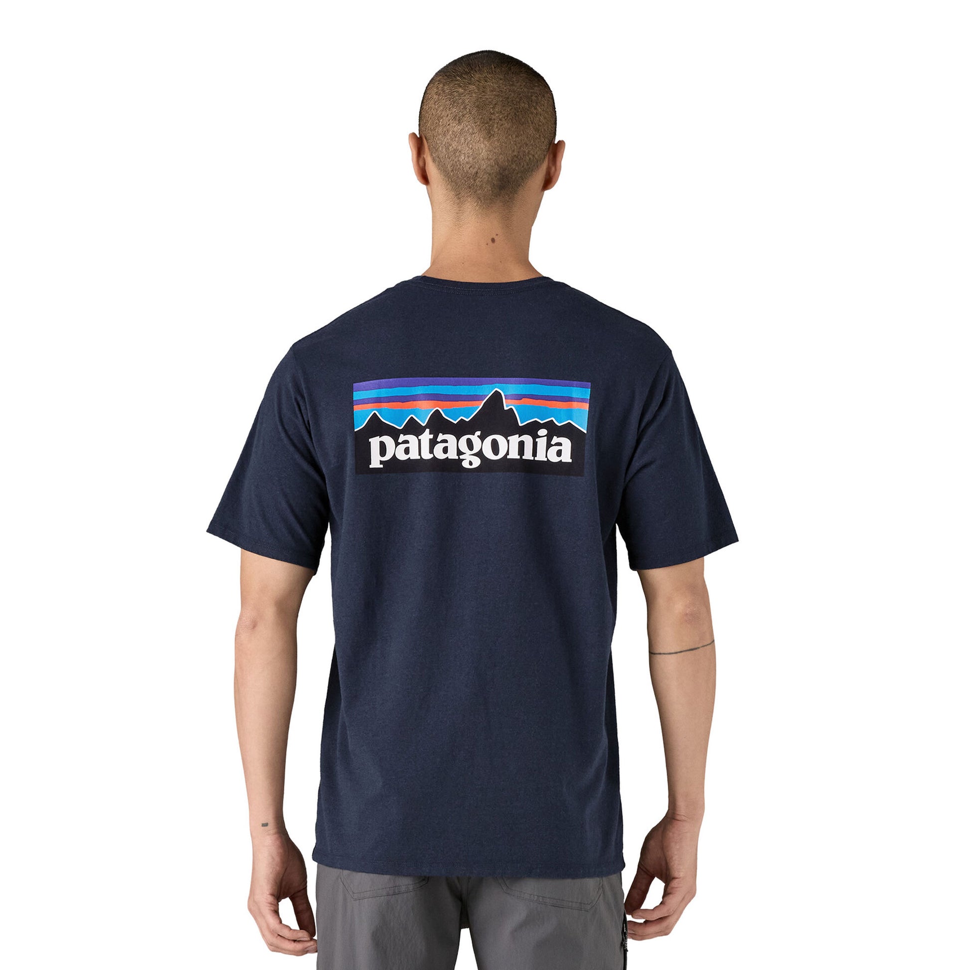 Patagonia P-6 Logo Responsibili-Tee New Navy  - 38504-NENA