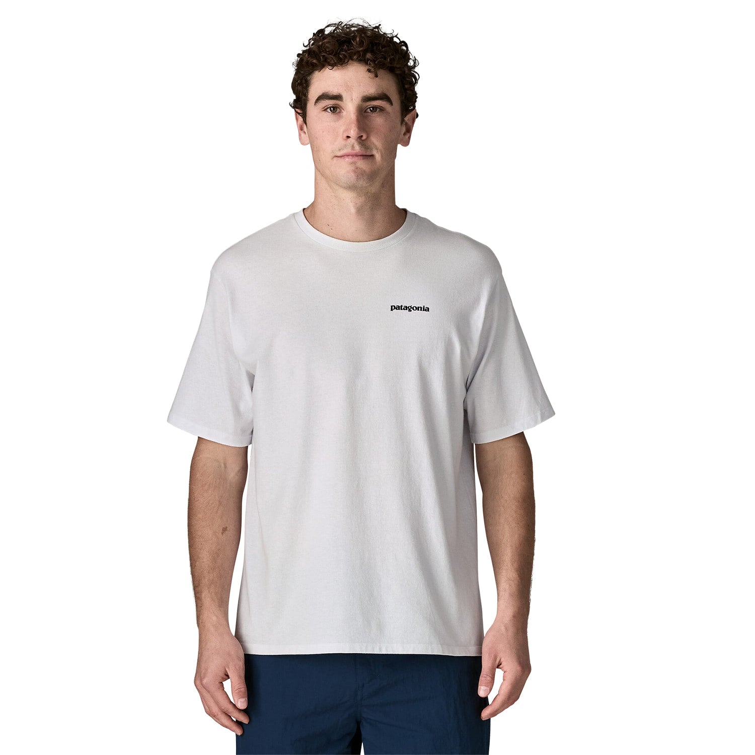 Patagonia P-6 Logo Responsibili-Tee White  - 38504-WHI