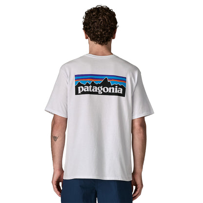 Patagonia P-6 Logo Responsibili-Tee White  - 38504-WHI