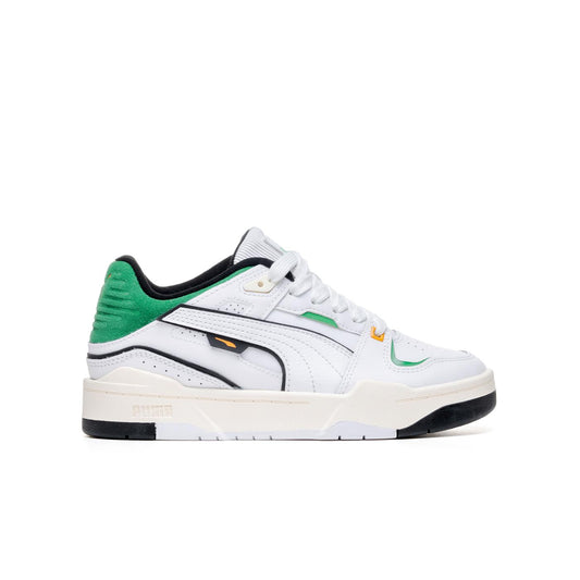 Puma Slipstream BBall Jr Puma White/Archive Green  - 394334-01