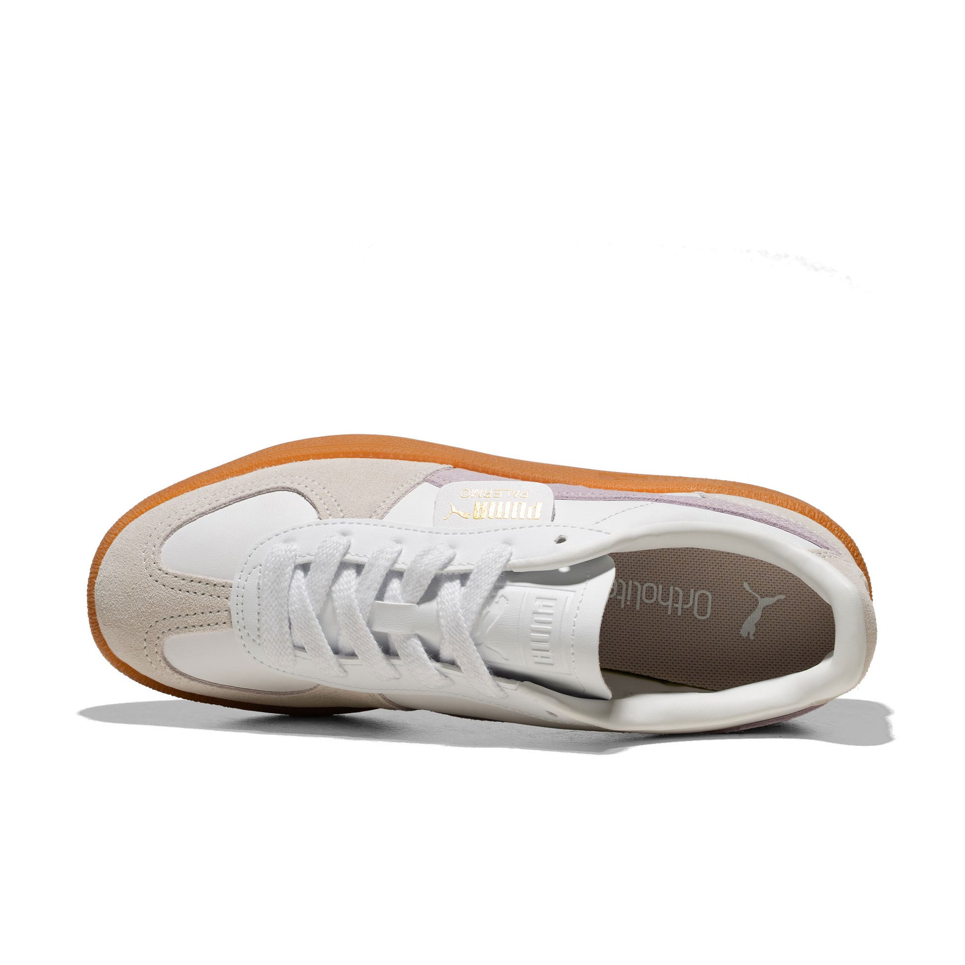 Puma Palermo Leather Puma White/Lilac Frost  - 396464-20