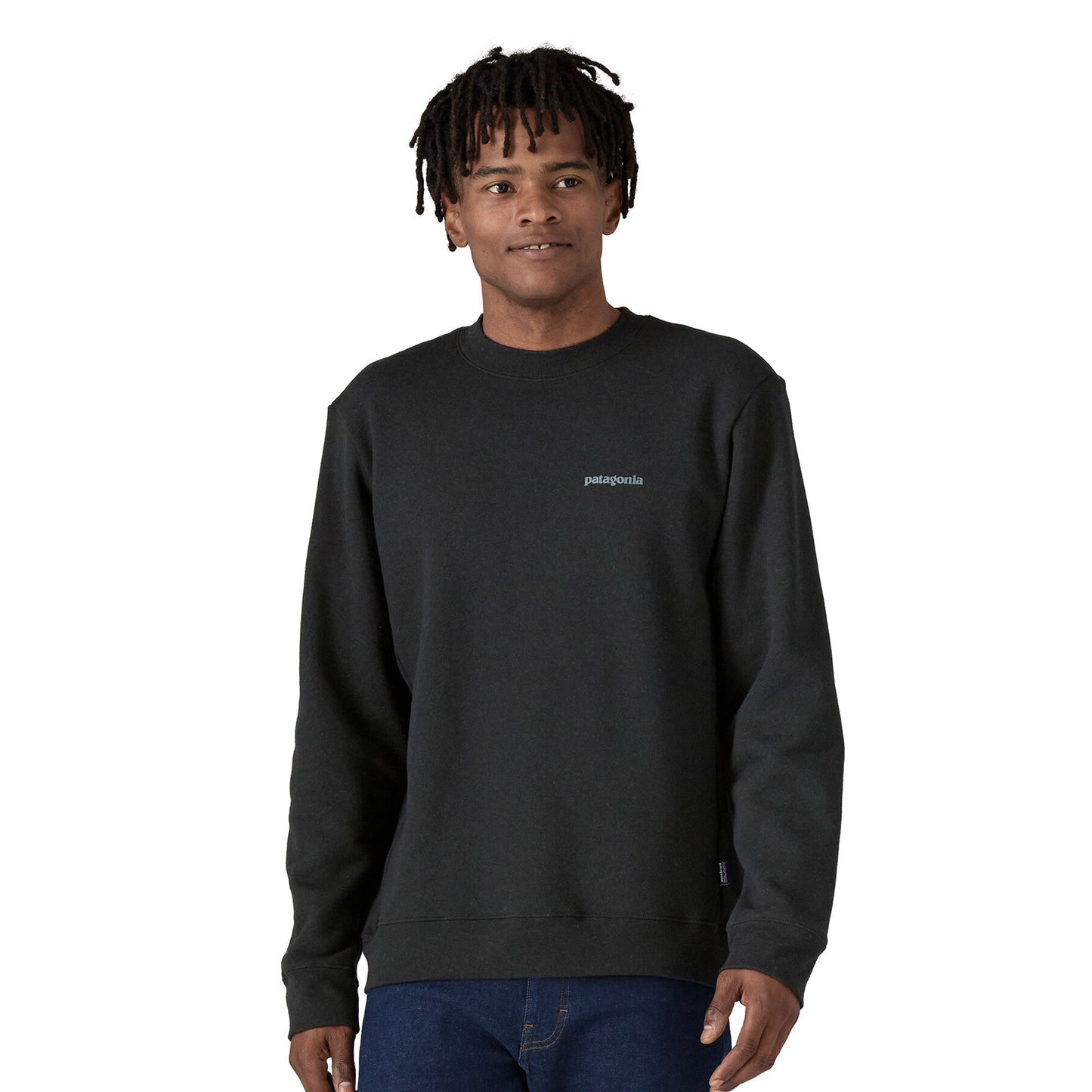 Patagonia Fitz Roy Icon Uprisal Crew Sweatshirt Ink Black  - 39667-INBK