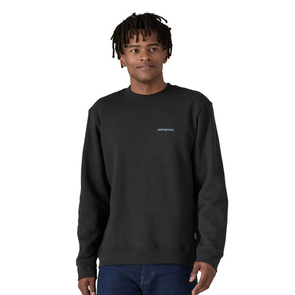 Patagonia Fitz Roy Icon Uprisal Crew Sweatshirt Ink Black  - 39667-INBK
