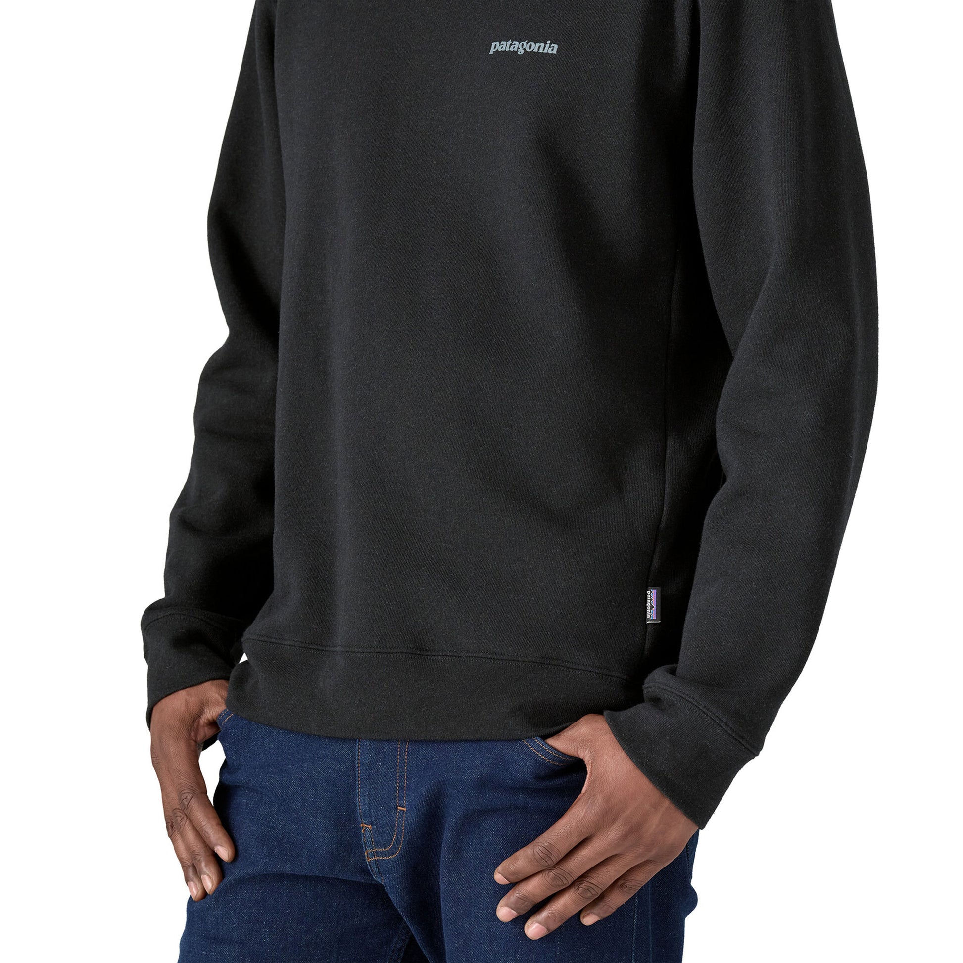 Patagonia Fitz Roy Icon Uprisal Crew Sweatshirt Ink Black  - 39667-INBK