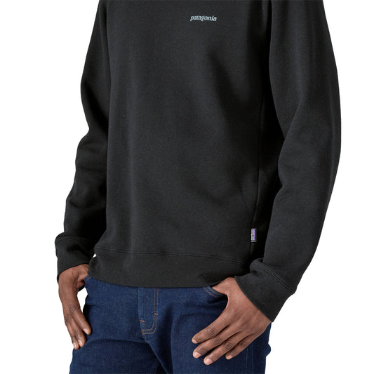 Patagonia Fitz Roy Icon Uprisal Crew Sweatshirt Ink Black  - 39667-INBK