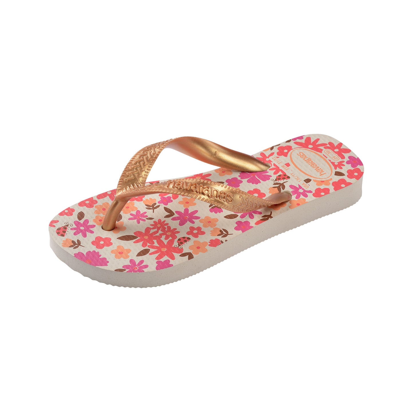 Havaianas Kids Flores Beige/Golden  - 40000521685