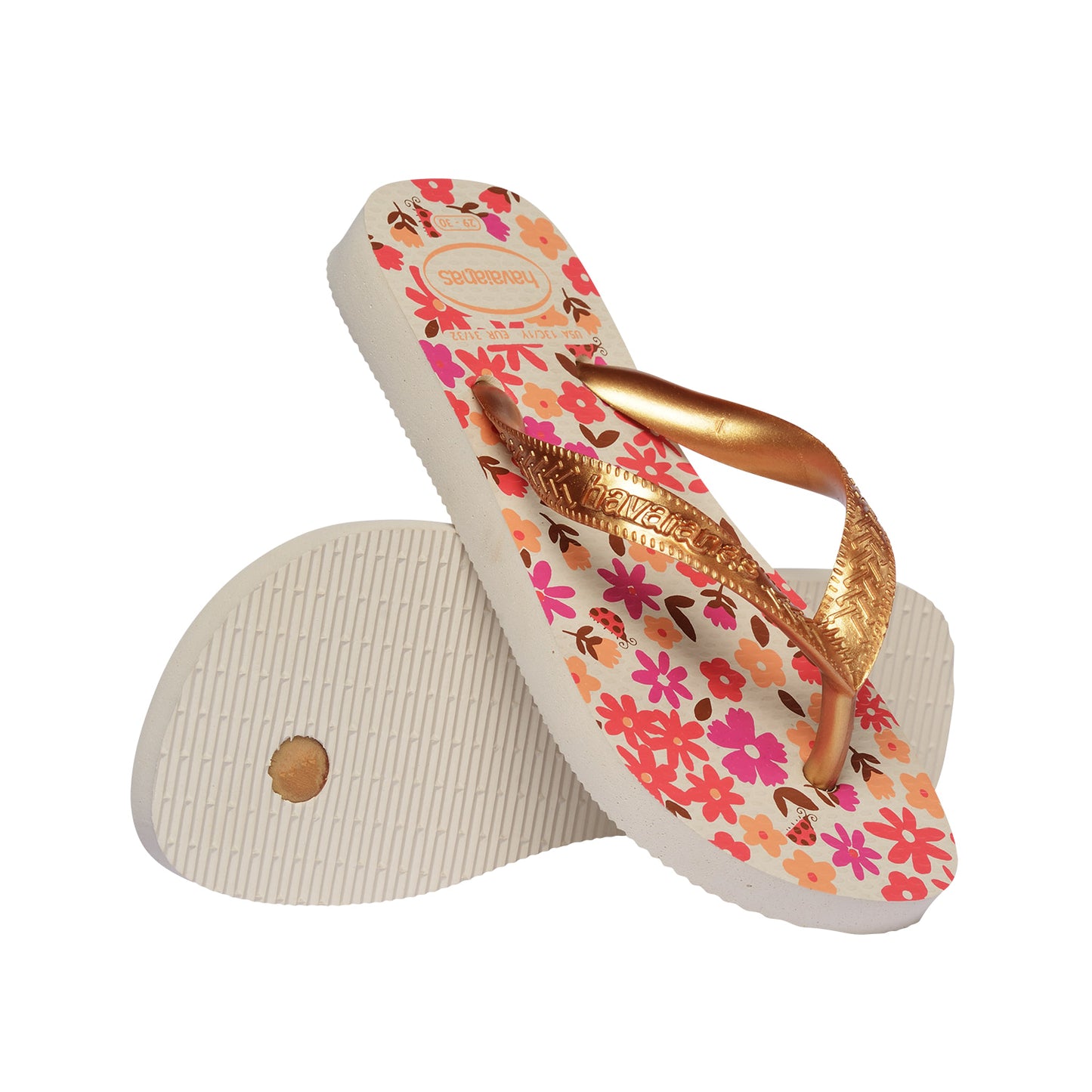 Havaianas Kids Flores Beige/Golden  - 40000521685