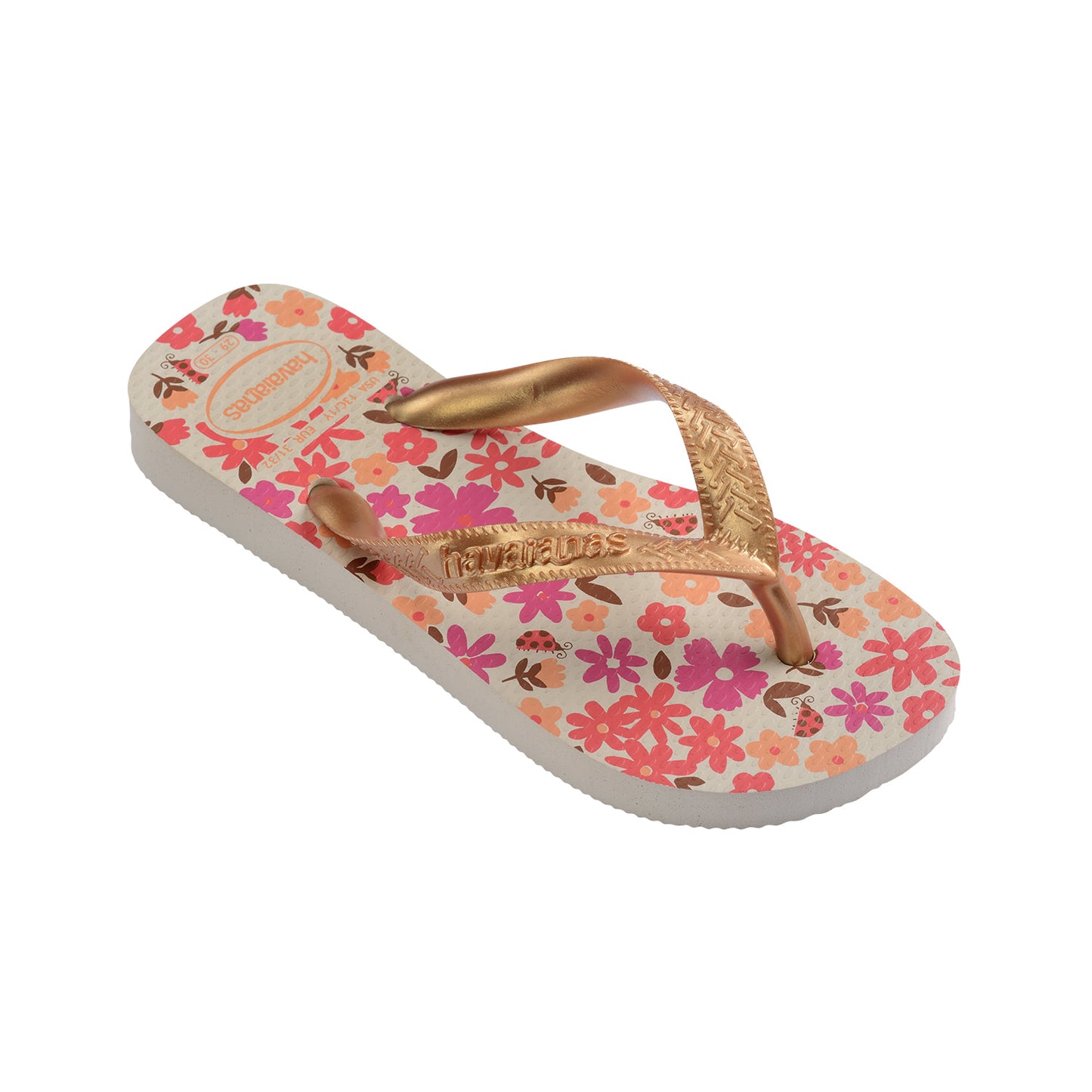 Havaianas Kids Flores Beige/Golden  - 40000521685