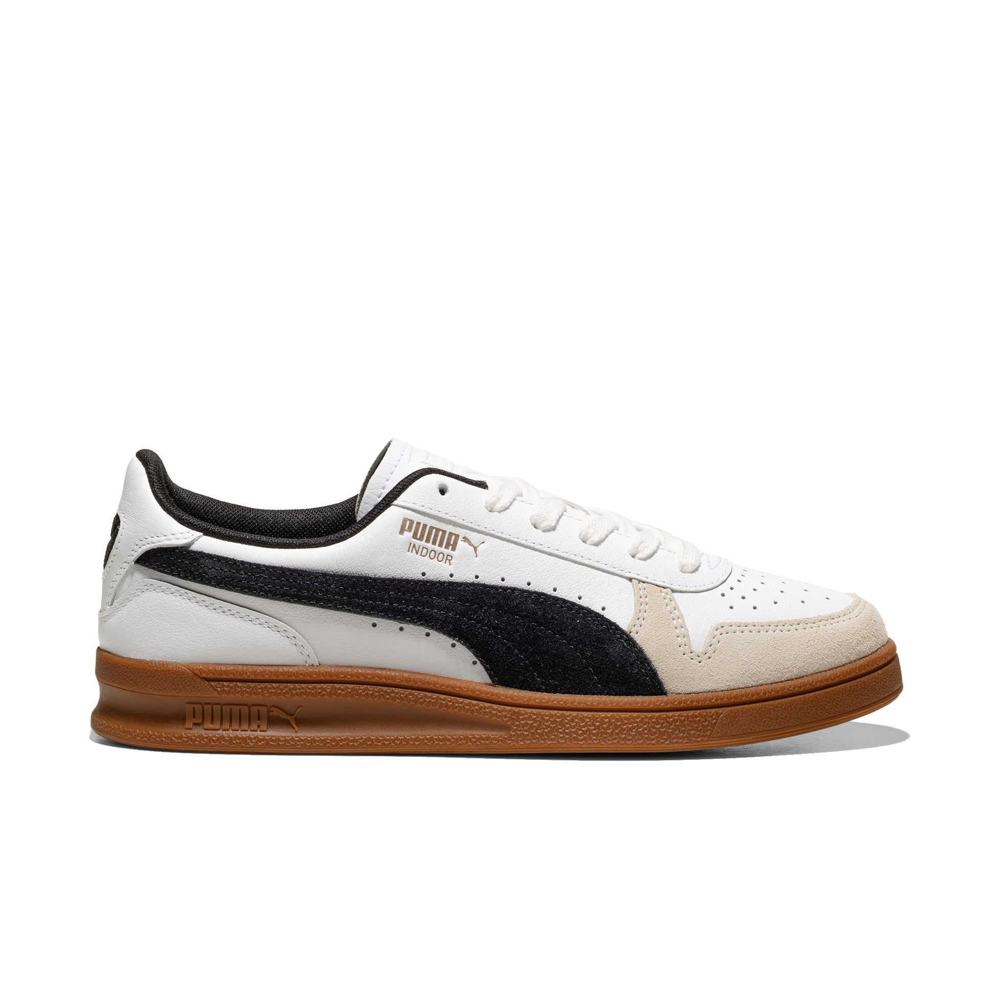 Puma Indoor Puma White/Puma Black-Gum  - 401360-01