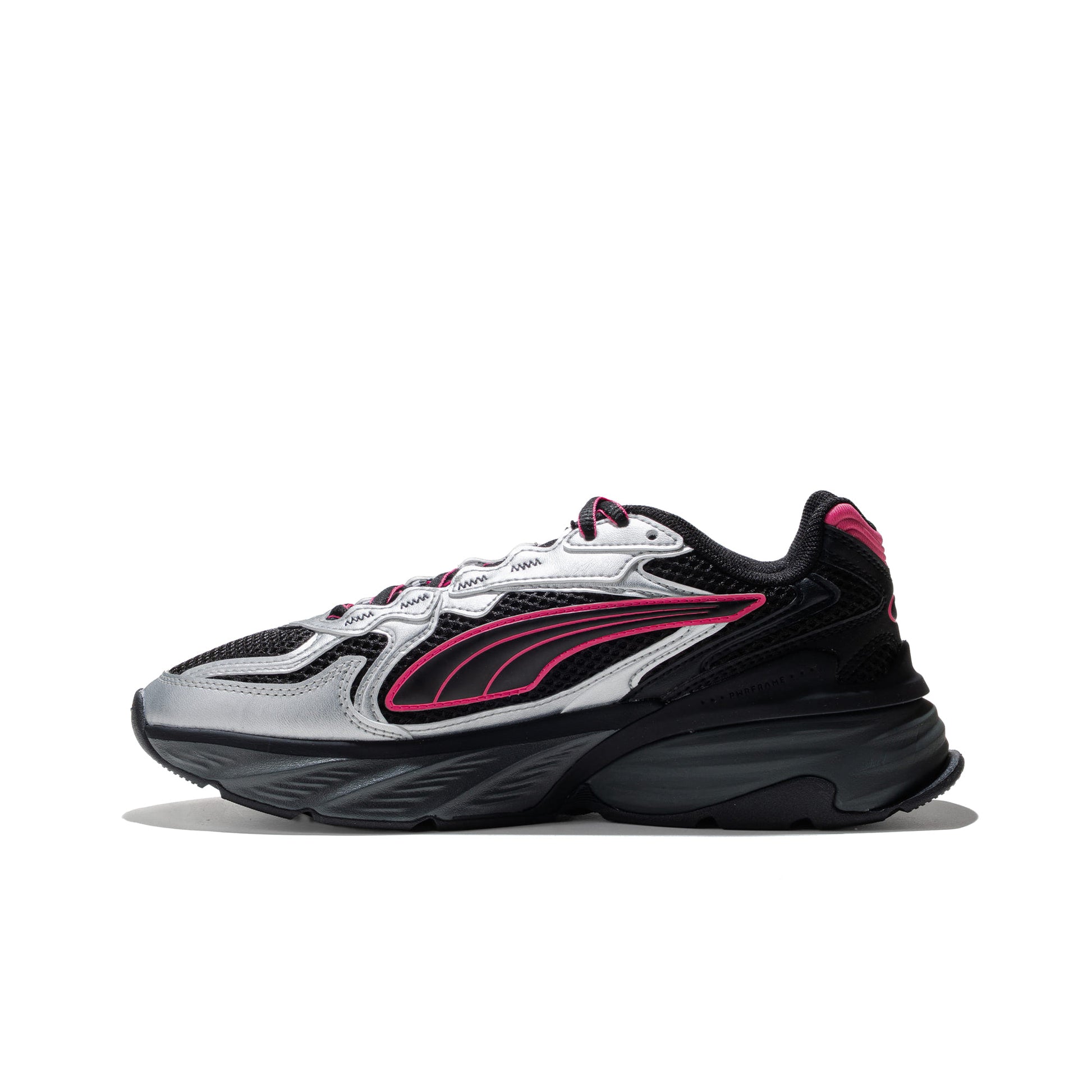 Puma Fade Nitro LS Puma Silver/Puma Black-Strawberry Burst  - 406203-13