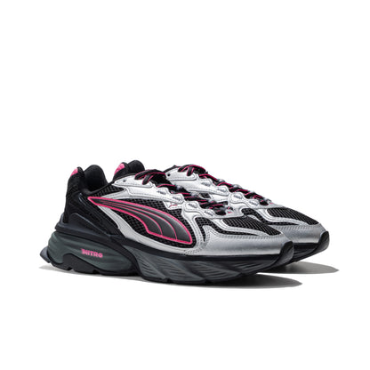 Puma Fade Nitro LS Puma Silver/Puma Black-Strawberry Burst  - 406203-13