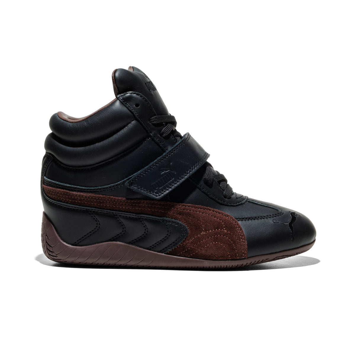 Puma Speedcat Wedge Lth Wns Puma Black/Chocolate Brown  - 408120-02