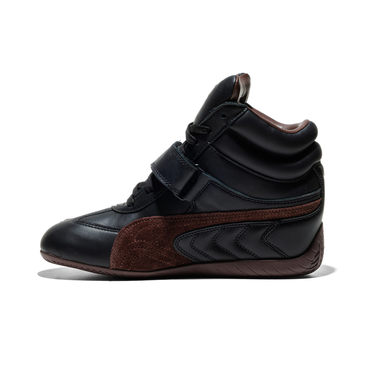 Puma Speedcat Wedge Lth Wns Puma Black/Chocolate Brown  - 408120-02