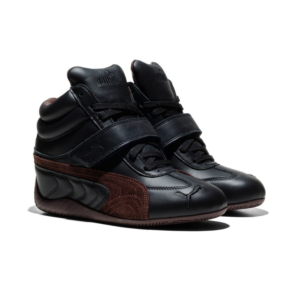 Puma Speedcat Wedge Lth Wns Puma Black/Chocolate Brown  - 408120-02