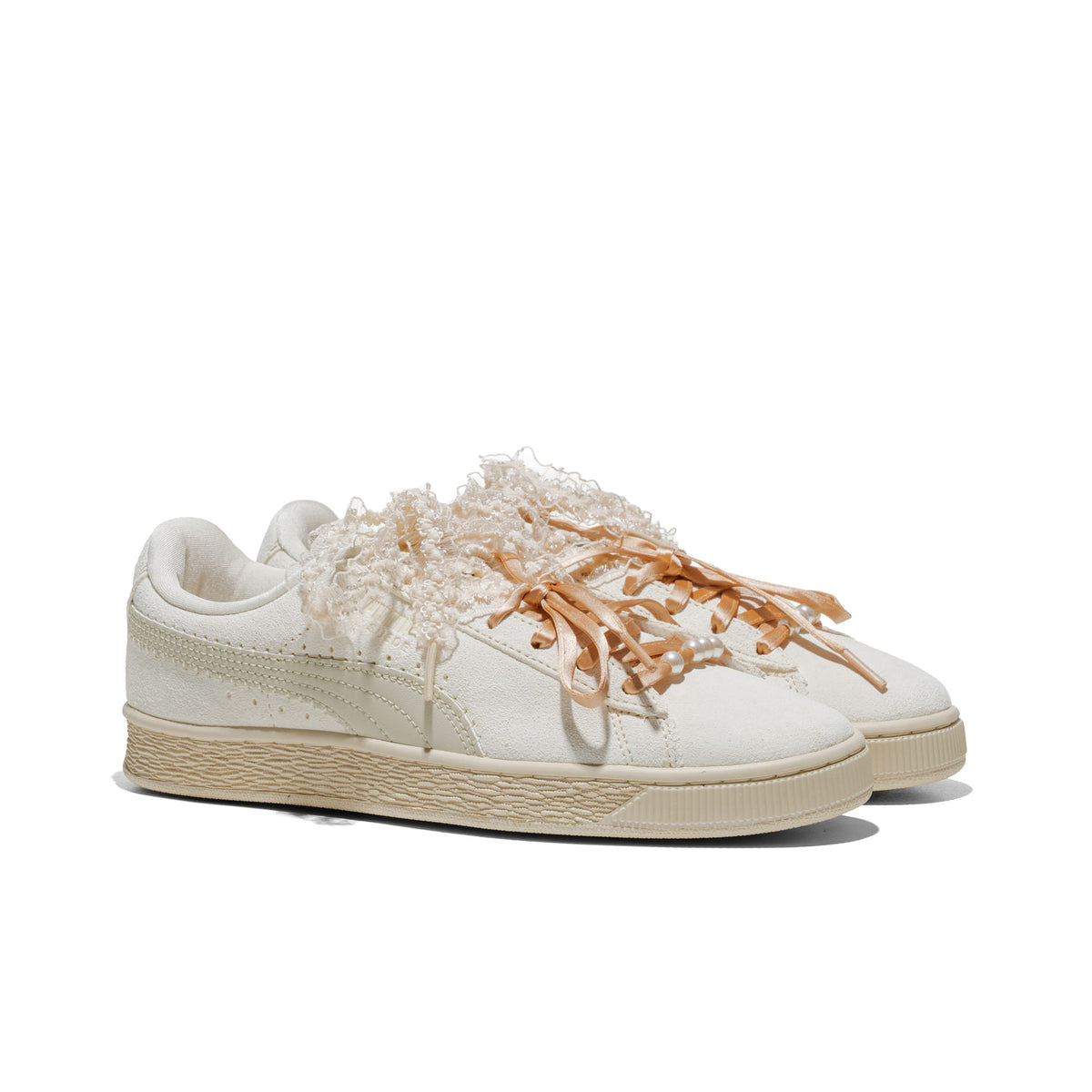 Puma Suede Bloom Wns Frosted Ivory/Silver Fog  - 408330-01