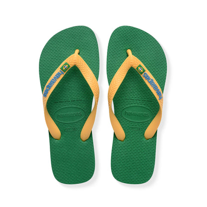 Havaianas Brasil Logo Green/Yellow  - 41108502079