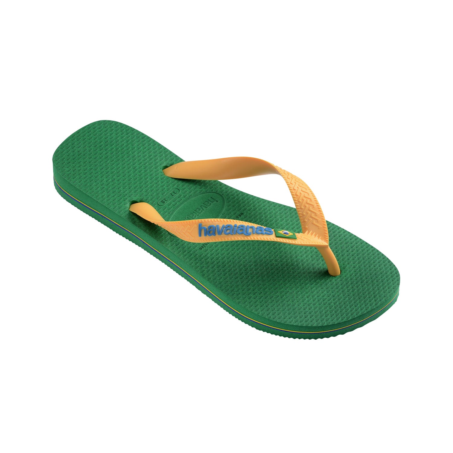 Havaianas Brasil Logo Green/Yellow  - 41108502079
